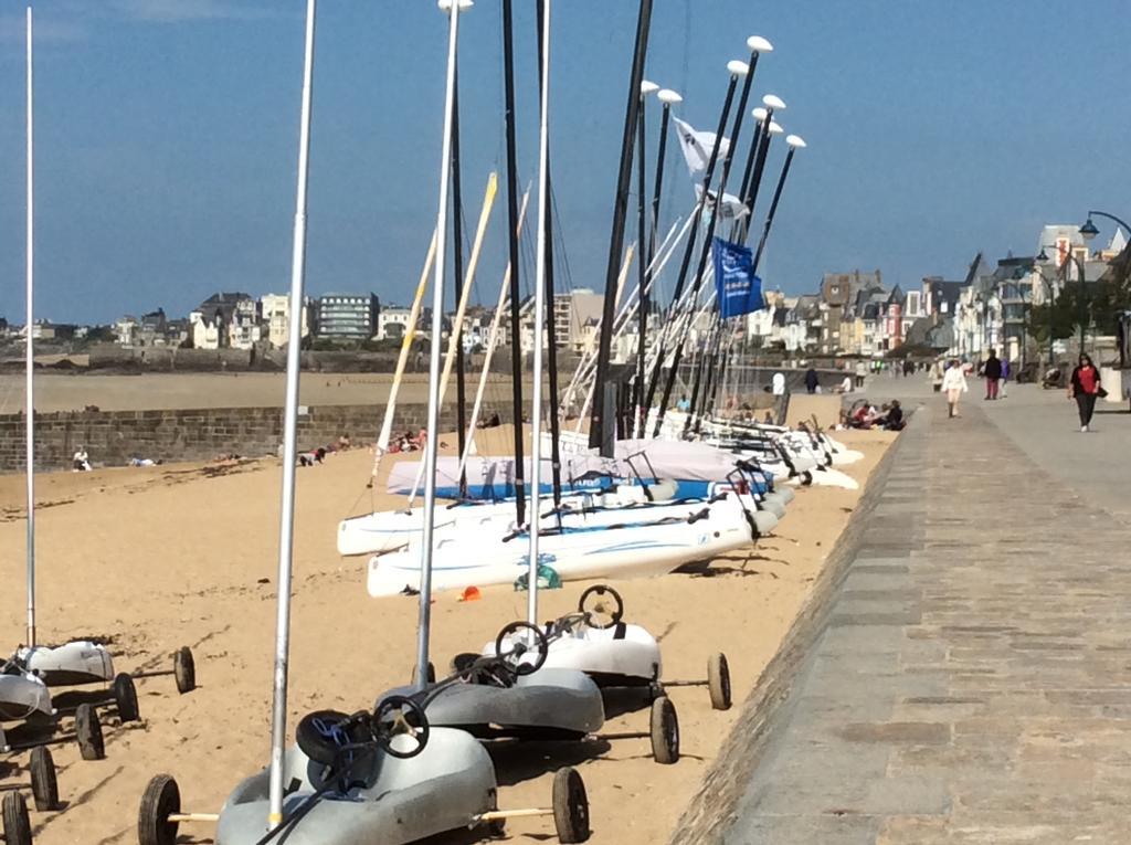 Bel Horizon, Au Pied De La Plage Du Sillon Saint-Malo Exterior foto